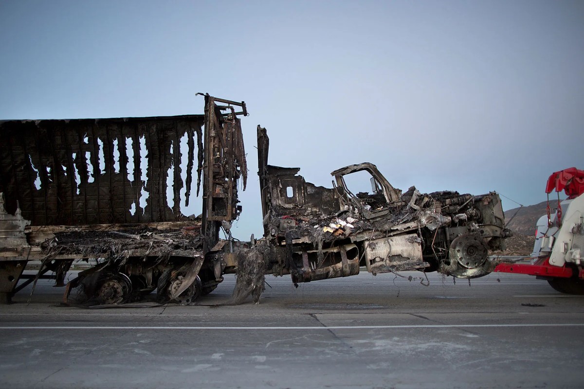 Drone hits firefighting plane